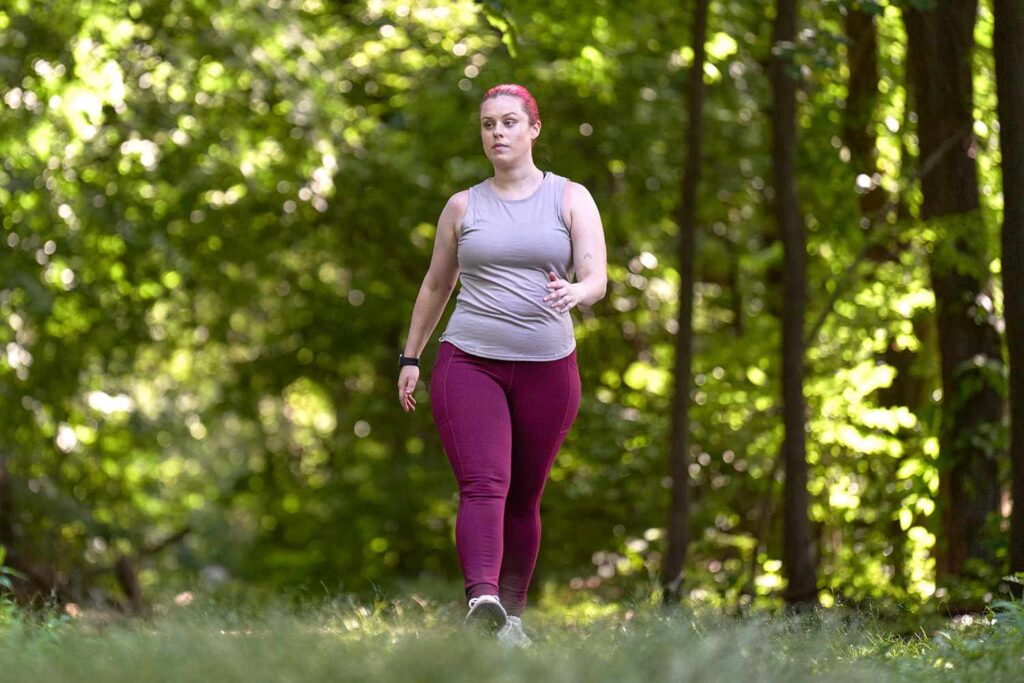 درمان چاقی ارثی با پیاده روی